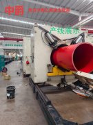 <b>中爵管业高分子聚乙烯逃生管道产线展示</b>